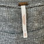 Free People Ventura Drippy Raglan Thermal Top Womens XS Gray Waffle Knit Shirt Photo 4
