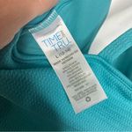 Time And Tru  teal one piece swimsuit size large Photo 5