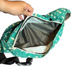 KAVU Rope Sling Bag One of a Kind Teal Camping Print Crossbody Backpack Photo 8