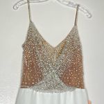Wtoo by Watters Suzu 11821 Sheer Bodice Spaghetti Straps Wedding Dress, Size 12 White Photo 5
