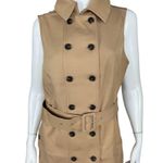 by Stacy London Sleeveless Regular Trench with Adjustable Belt Kacki X Photo 10