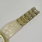 Inc women’s quartz analog wrist watch 35mm gold tone beige dial bracelet running Photo 2