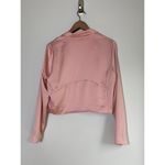 Victoria's Secret Victoria’s Secret Pink Satin Moto Jacket - Size M Photo 2