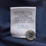 Xirena navy blue crochet ruffle sleeve tank top women’s size large Photo 6