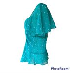 Arden B Y2k . Luxe silk polka dot Y2k 90’s top size Xs Photo 2