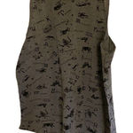 Modern Lux  razor back tee size XL zodiac signs black gray Photo 0