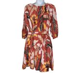 Elizabeth and James Marika Garden Dress Multicolor Floral Belted Dress EUC M Photo 5