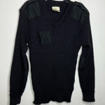 Brigade quarter masters the wooly pully sweater 100% wool made in England black Photo 0