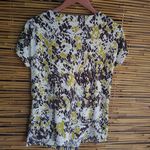 Josephine Chaus CHAUS M Cowl Neck Pullover Chocolate Lime Top Photo 4