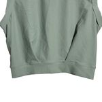 Halara Ribbed Sleeveless Crop Top Sage Green Athletic Workout Athleisure Size S Photo 2