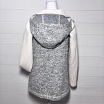 The North Face The North Face Indi Rib-Knit Women's Zip Fleece / Jacket Gray Cream Size S Photo 5