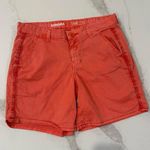 Sonoma Chino Flat Front Shorts Womens Size 8 Light Orange Summer Casual Vacation Photo 0