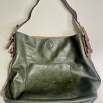 Naot Forest Green Leather Shoulder Bag Photo 1