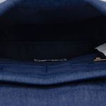 A New Day Sophie Denim Crossbody Bag in Blue with Gold Chain Strap Photo 7