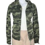 Lululemon Camo Green Hoodie Scuba Heritage 365 Twill Multi Zipper Front Size 4 Photo 4