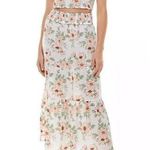 Almost Famous Juniors’ 2-Piece Floral Cami & Ruffle Tiered Maxi Skirt Large NWT Photo 0