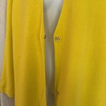 Yellow Women's Sweater Jacket Sz: XXL Photo 3