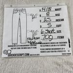 Aeropostale  Distressed Skinny Denim Jeans Womens 6 Short Blue Raw Hem‎ Low Rise Photo 2