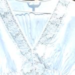 Blue Island  Beach Swim Cover-Up Dress White Lace M Photo 1