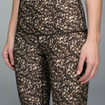 Lululemon Shine Tight Size 4 SEE MEASUREMENTS Shimmy Shimmer Multicolor Brown Photo 0