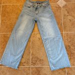 American Eagle Outfitters Low-Rise Baggy Wide Leg Jeans - Blue Photo 0