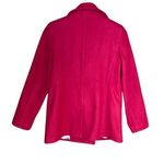 Gap  Women's Pea Coat Sz S Red Wool‎ Classic Jacket Outerwear Button Up Photo 4