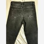 Free People About a Girl Ripped Vintage Style Skinny Stretch Jeans Black 25 Photo 12