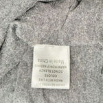 Women's V Neck Front Back Bell Sleeve Pullover Top Charcoal Gray Size Medium Gray Photo 8