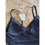 Aerie  Sunnie Blossom Lace Padded Triangle Bralette
True Black Size Small Photo 9