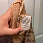 Anthropologie Meadow Rue Tan Blouse women's small regal going out sheer party Photo 5