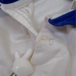 Rugby Ralph Lauren White Polo Shirt Blue Collar Game To The Last 2004‎ Medium Photo 15