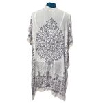 Torrid  White and Black Floral Kimono Photo 2