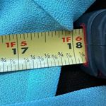 Together NWT Blue & White Sheer Floral Sequence Wrap Tie On Side Blouse Sz 8. Photo 13