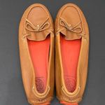 Tory Burch Ashby Royal Tan Leather Loafers Driving Shoes Size 7 Photo 2