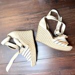 Splendid SPLINDID Frayed Ankle Tie Canvas Rope Wedge Espadrilles In Natural Photo 11