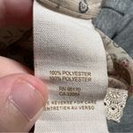 Free People Tan Floral Semi Sheer Crochet Trim Bohemian Cottagecore Blouse XS Photo 4