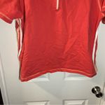 Mureli Sport Orange Short Sleebe 1/4 Zip Polo Top size 3X Photo 6