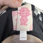 Candie's Vtg  Y2K Houndstooth Double Breasted Coat sz L Black White Wool  Bow 2000 Photo 9