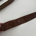 American Eagle AEO Brown Genuine Leather Belt Women Boho Size Large Photo 5