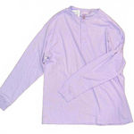 SKIMS Boyfriend Long Sleeve Henley in Lilly, Small (NWT) Photo 0