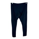 Nike Vintage Y2K 90s Black Elastic Waist Lightweight Skinny Cotton Leggings Sz L Photo 1