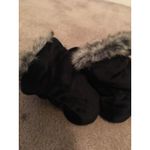 MISMATCH Starry Night Women's Velour Faux Fur Lined Boots/House Shoes Size 5 Photo 4