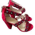 Botkier  Gigi platform heels red with studs and embroidery Photo 1