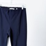 Vince [] Navy Blue Ponte Knit Stitch Front Seam Slim Ankle Pants Work Sz Medium M Photo 4