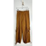 Free People Palash Solid Cargo Pants in Goldenrod Size Small Photo 9
