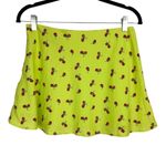 Urban Outfitters Mini Skirt Sz Medium Bright Abstract Floral Print Photo 1