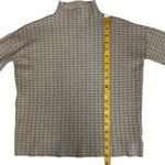 Tahari  Women's Houndstooth Turtle Neck Pullover Sweater Size XS Long Sleeve Knit Photo 8