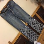 Bebe fancy woven ribbon boot cut jeans 28 Photo 0