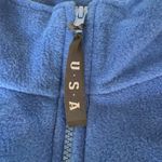 USA Olympics Women's Vest Fleece Full Zip‎ Sleeveless Jacket Blue Patriotic L Size L Photo 7