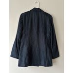 Spiegel  Size 8 Blue White Striped Long Sleeve Blazer Jacket Double Breasted Photo 5